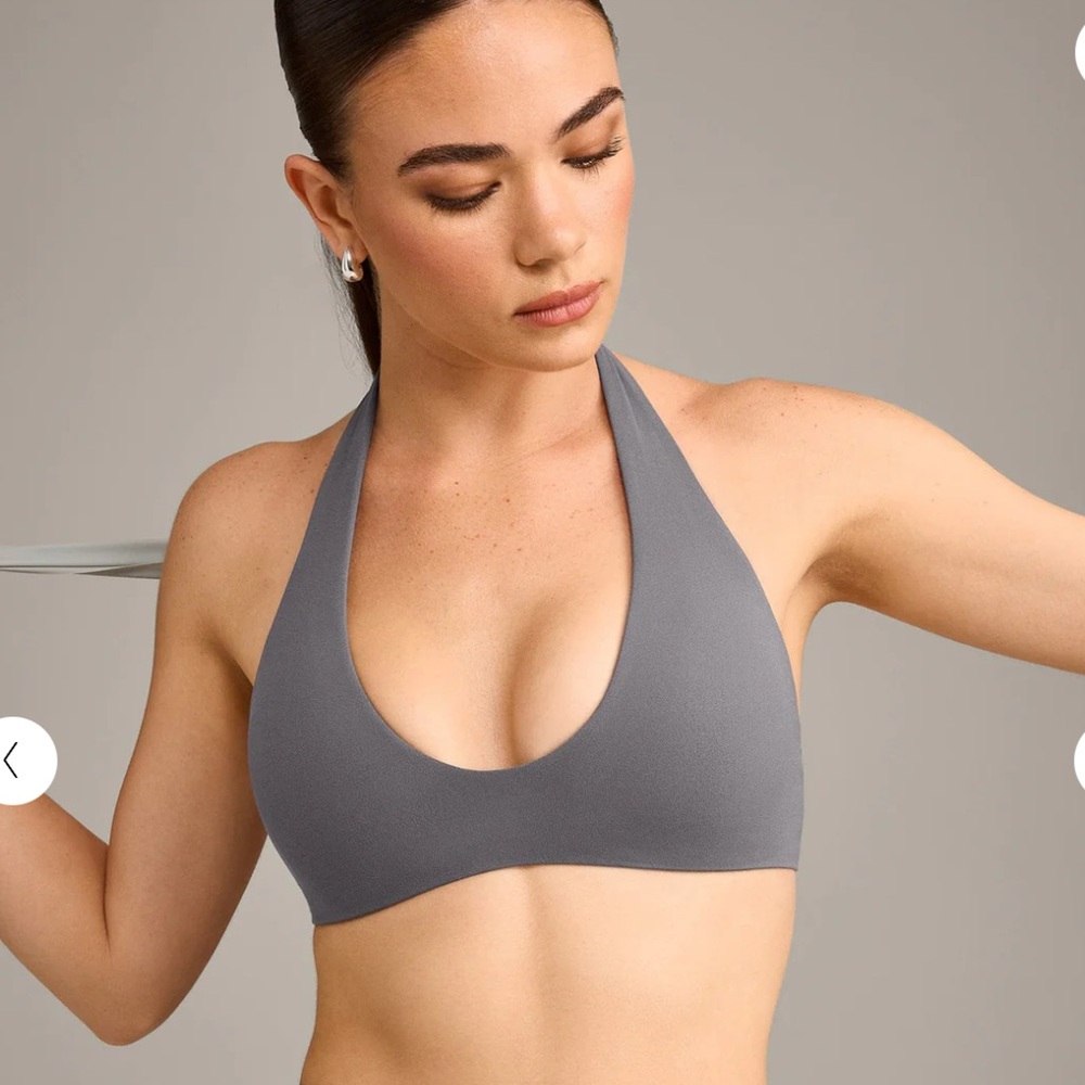 ONER Ash Grey Halter Bra size small